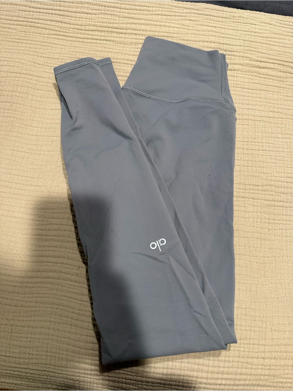 ALO Yoga Gray High-Waist Performance Leggings